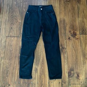 Shein high rise black mom jeans